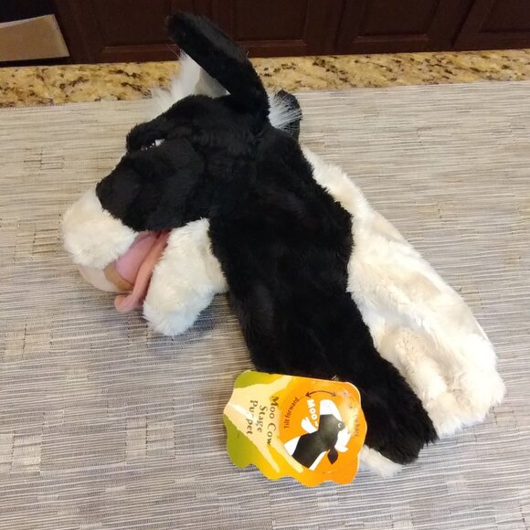 Folkmanis Mooing Cow Stage Puppet NWT - Picture 5 of 7